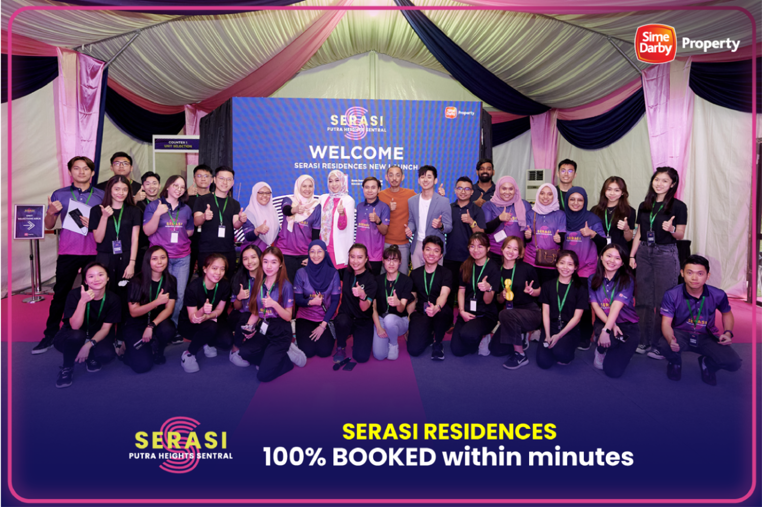 SIME DARBY PROPERTY Grand Launch Event for Serasi Residences