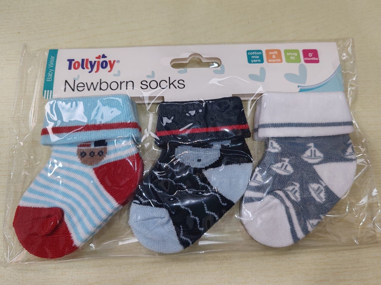 Tollyjoy Newborn Socks