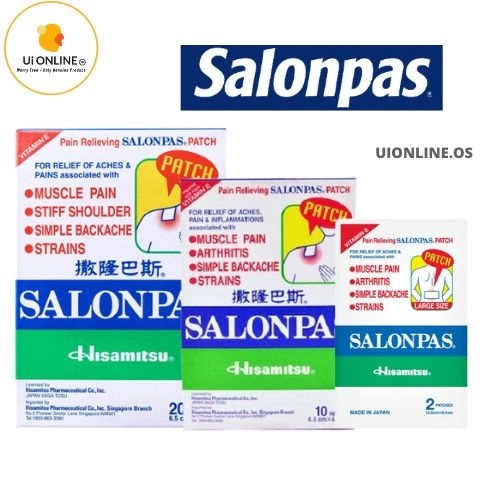 SALONPAS PATCH 10's/20's/2's Large (Pain Relief Patch)