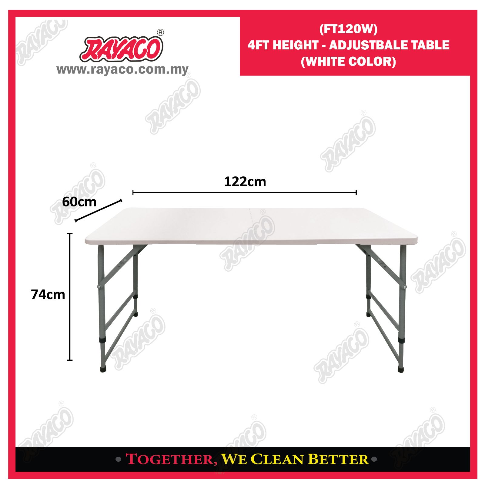 FT120W 4FT SOLID TABLE