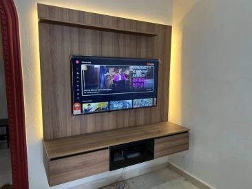 Wall Mouned Hanging TV Cabinet With Lights | Modern Tv Cabinet | Kabinet Tv Cantik Gantung Dininding dengan Lampu |  TV Cabinet Furniture Store | Kedah | Penang | Perak | KL | Shah Alam | Puchong | Rawang | Bukit Jalil | Cheras | Ampang