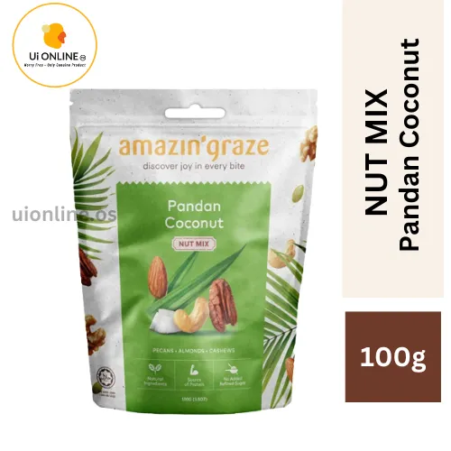 Amazin' Graze Pandan Coconut Nut Mix (100g)