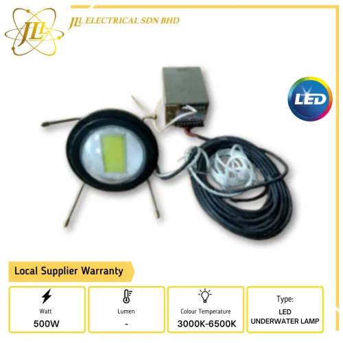 UNDERWATER LAMP LED UFL01 500W 3000K-6500K 10-20M 