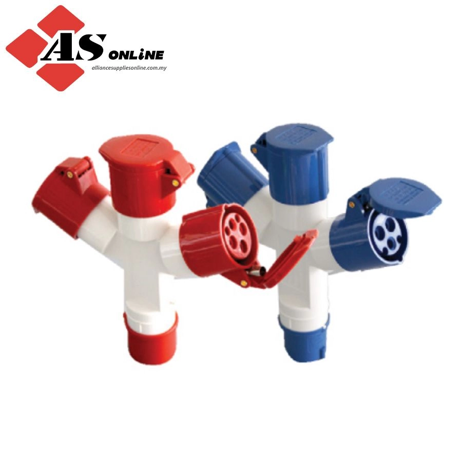 CEE 3 Way Socket (Waterproof) IP-44 / Model: TZ6CS3W214