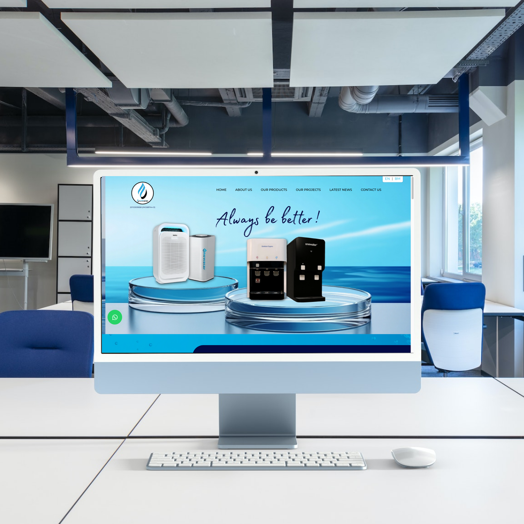 One Filter Services & Enterprise Website Design & SEO Case Study | Water & Air Filter Supplier in Johor