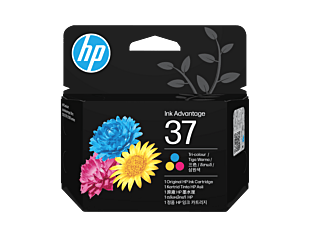 HP 37 Tri-color Original Ink Cartridge 7FP44AA