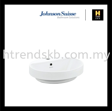 Johnson Suisse Gemelli Oval 450 Semi-insert Basin (WBAAGM151WW)