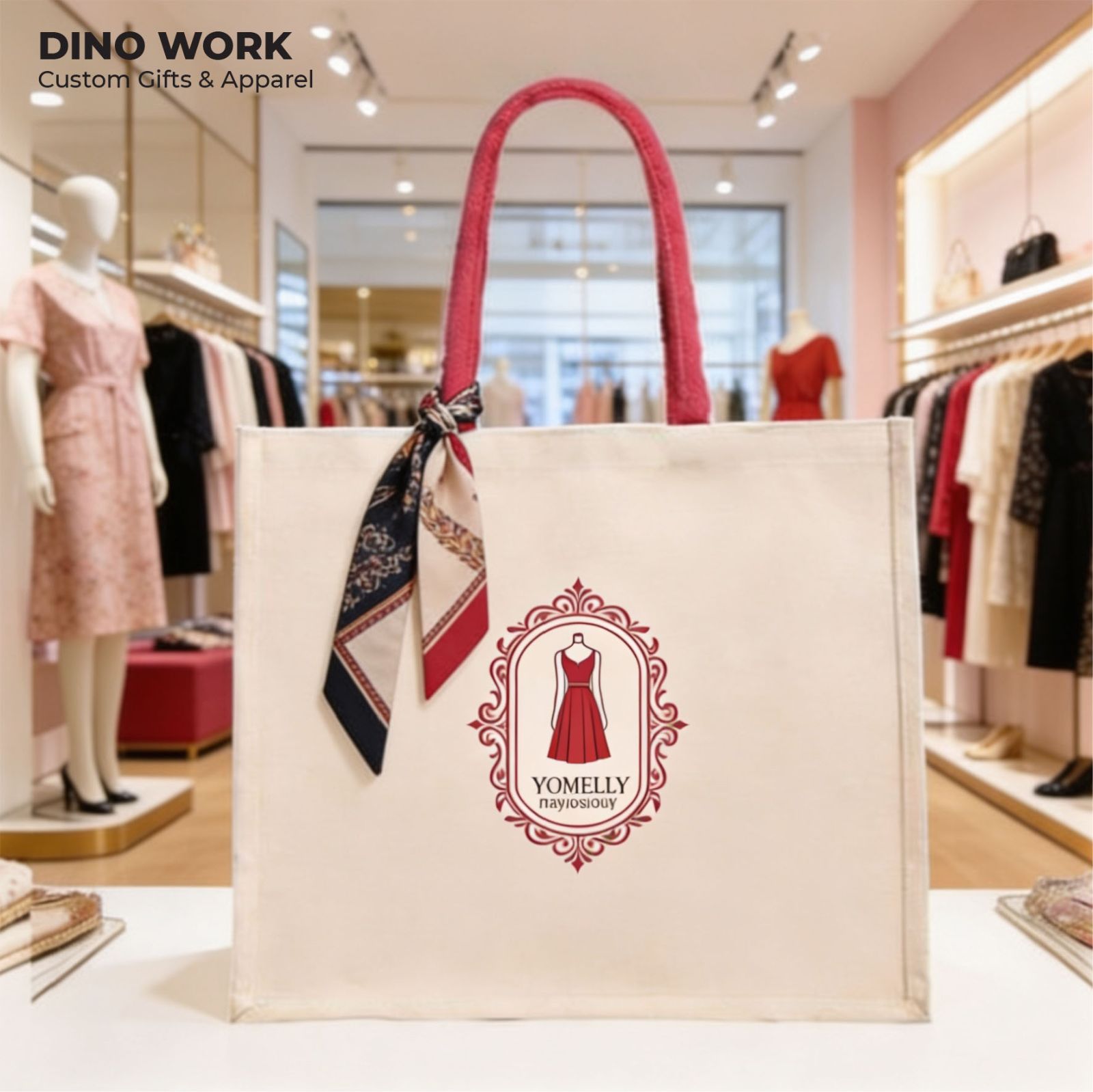Laminated Canvas Tote Bag 0145