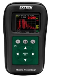 Extech TKG250- Digital Ultrasonic Thickness Gauge,Datalogger with Color Waveform