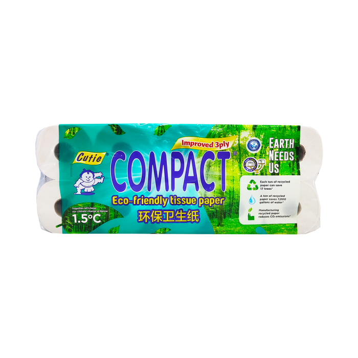 CUTIER COMPACT TOILET TISSUE