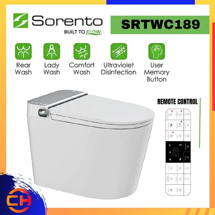 SORENTO INTELLIGENT WATER CLOSETS  SRTWC189