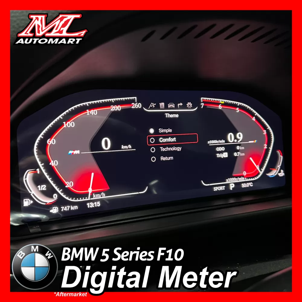 *NEW BMW 5 Series F10 Digital Meter