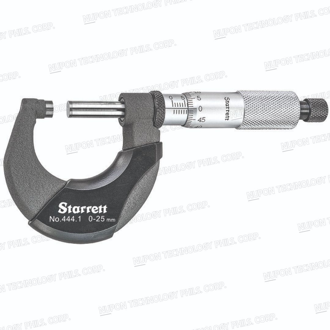 STARRETT 444.1MXRL-25 Outside Micrometer