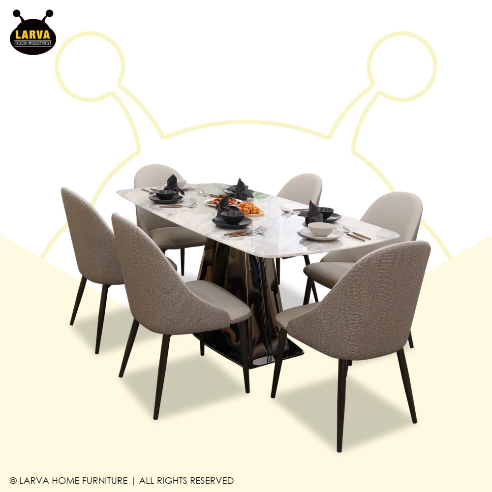 Mahriah Dining Table + Hyzane Dining Chair