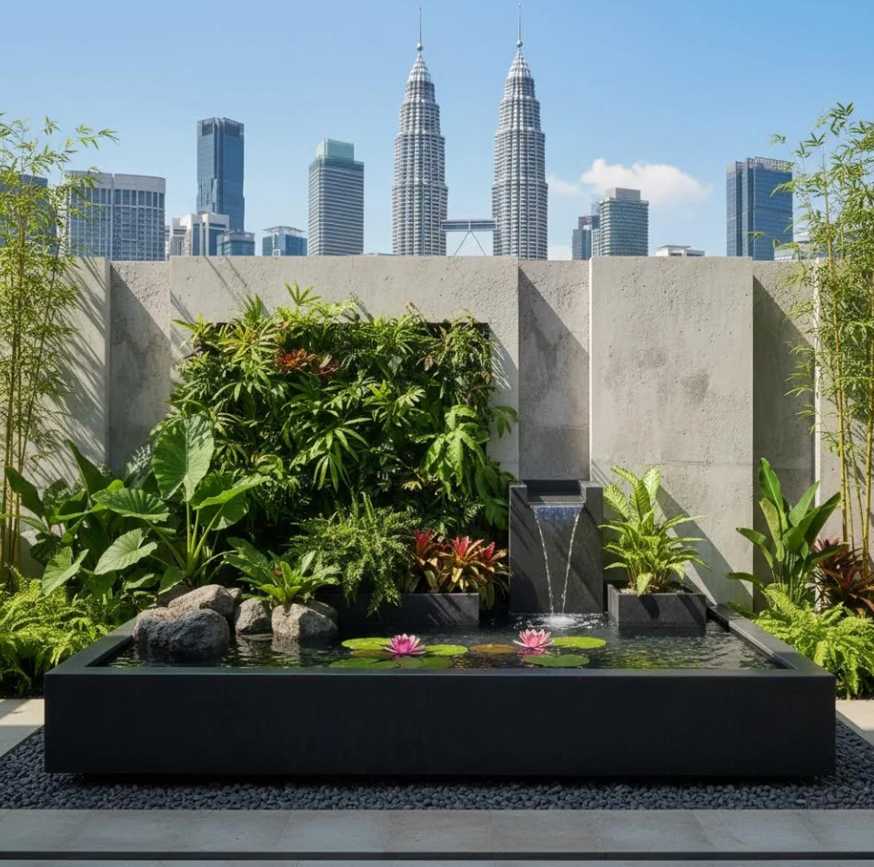 Modern Custom Water Fountain Malaysia 马来西亚现代定制喷泉 Pancuran Air Tersuai Moden Malaysia