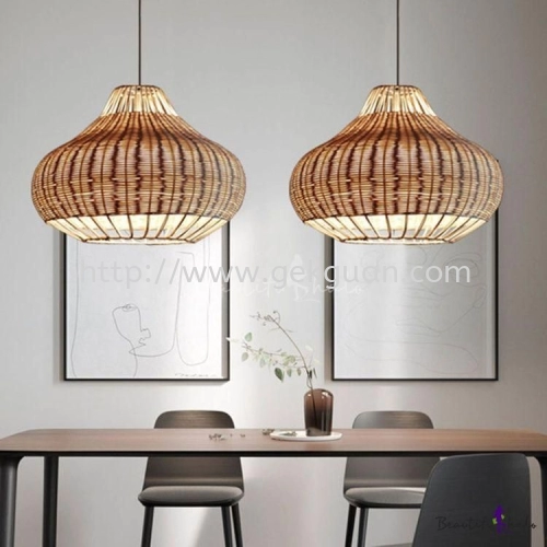 HAN 102 - RATTAN CEILING LAMP