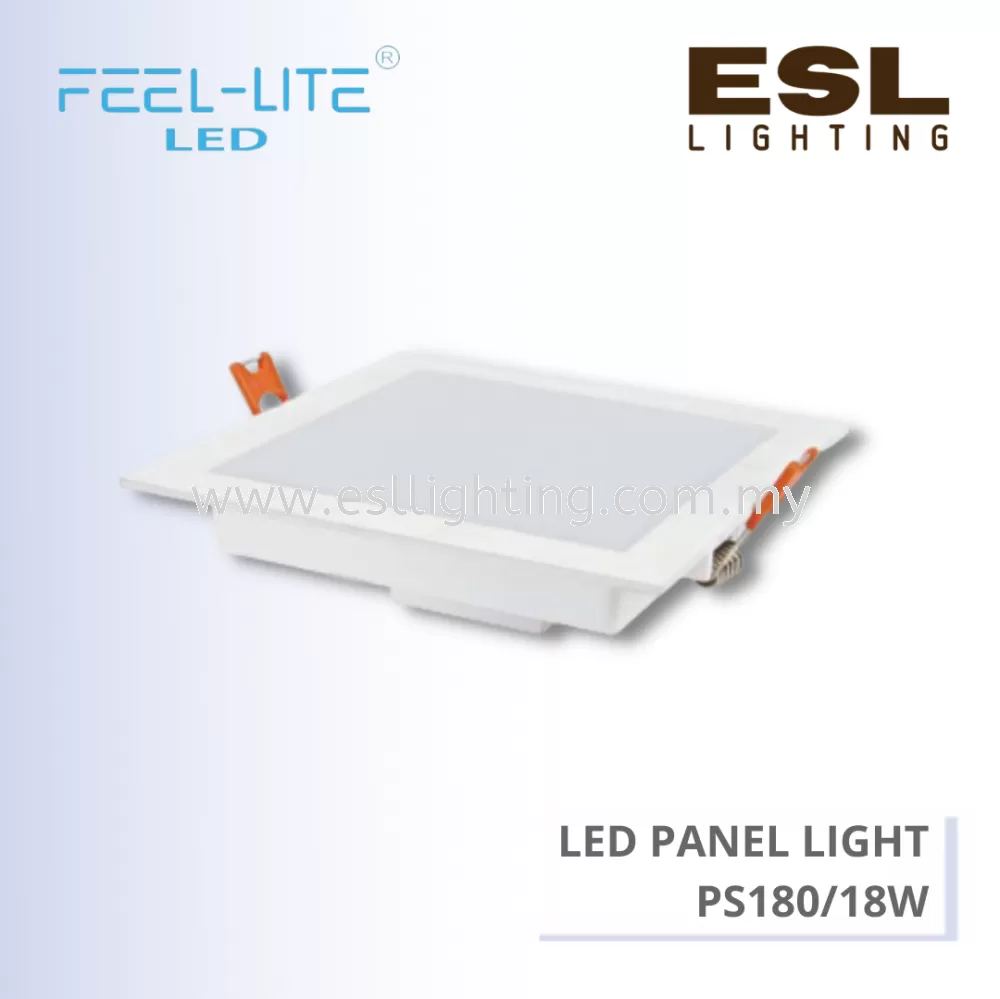 FEEL LITE LED RECESSED DOWNLIGHT SQUARE 18W - PS180/18W