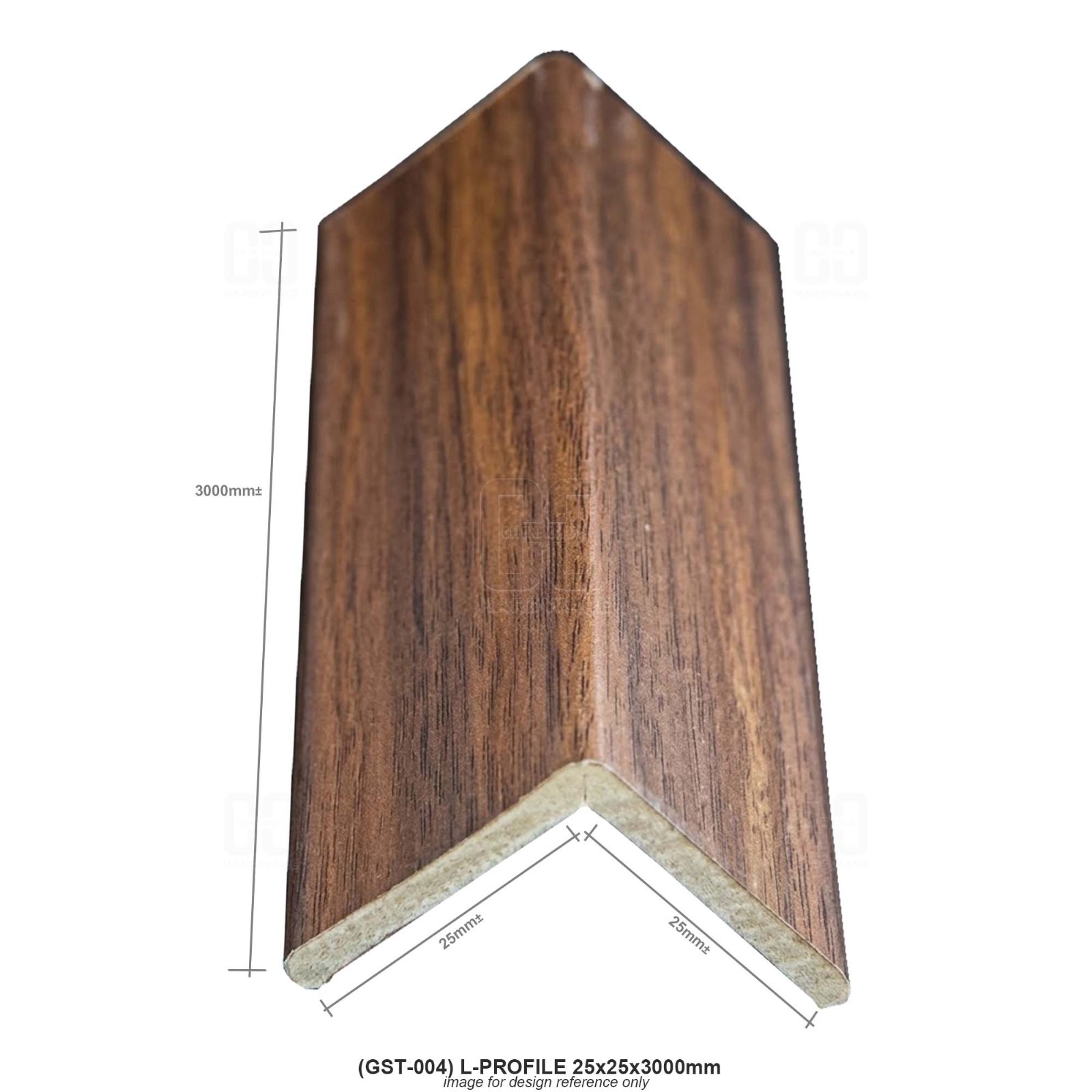 (GST-004) L-PROFILE 25x25x3000mm