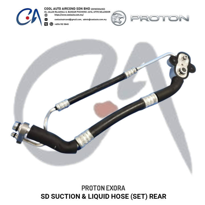 PROTON EXORA SD SUCTION & LIQUID HOSE (SET) REAR