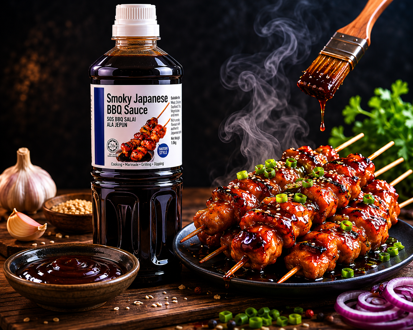 Kewpie Smoky Japanese BBQ Sauce / 烟熏日本烧烤酱 1KG
