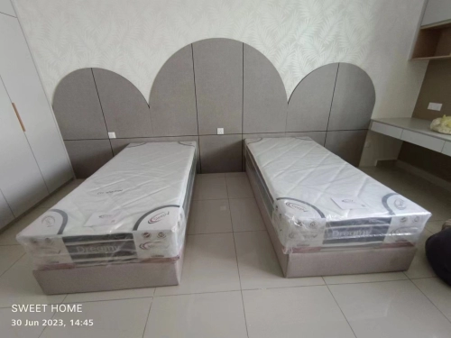 Whole House Bedrooms Bedframe And Mattress Set Up |  Queen Size Bedframe | Super Single  Bedframe | Queen Single Size Mattress | Penang Furniture Store | Mattress Shop Promotion Penang