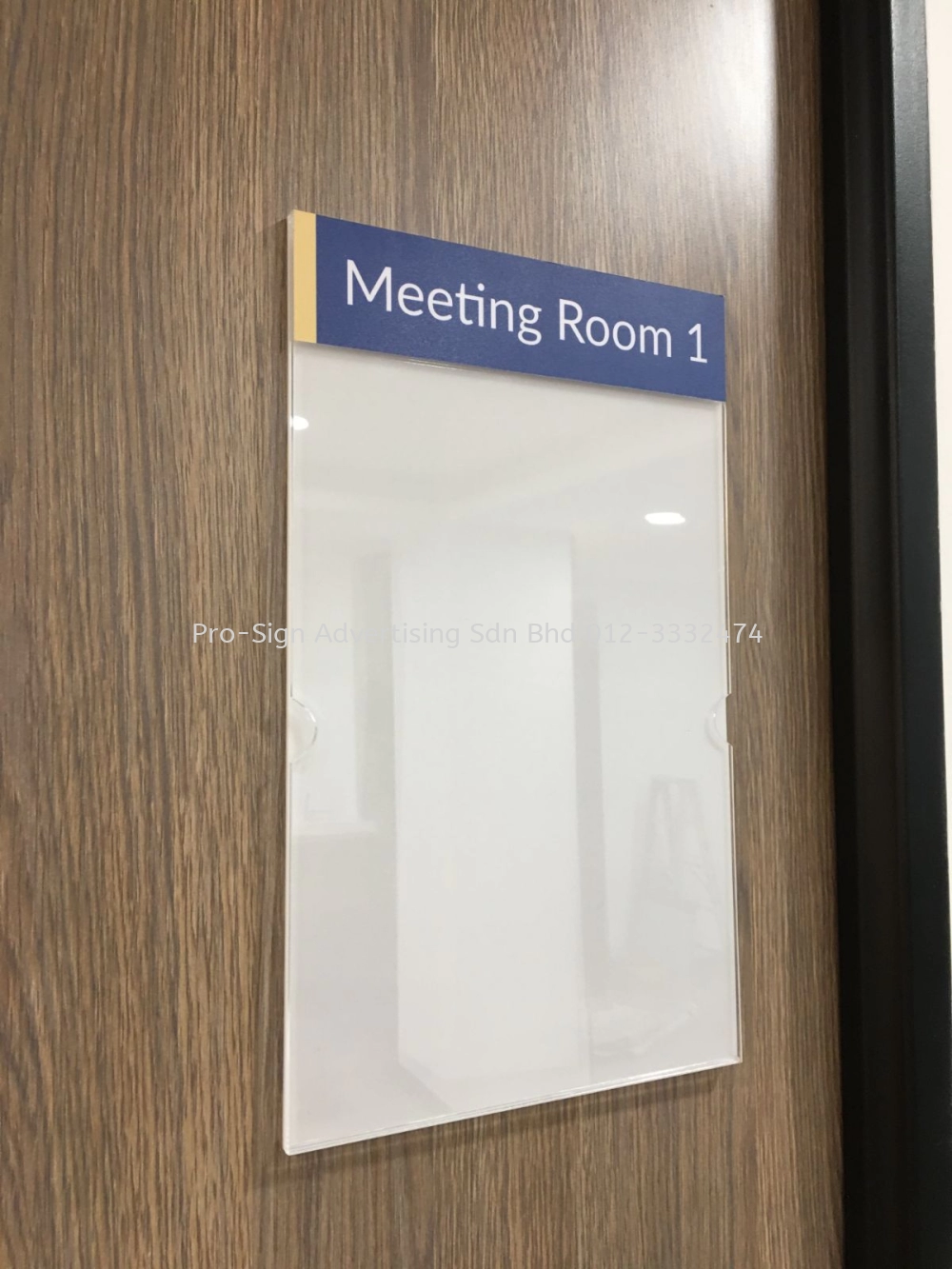 A4 PAPER ACRYLIC HOLDER (MEETING ROOM, 2020, KL)