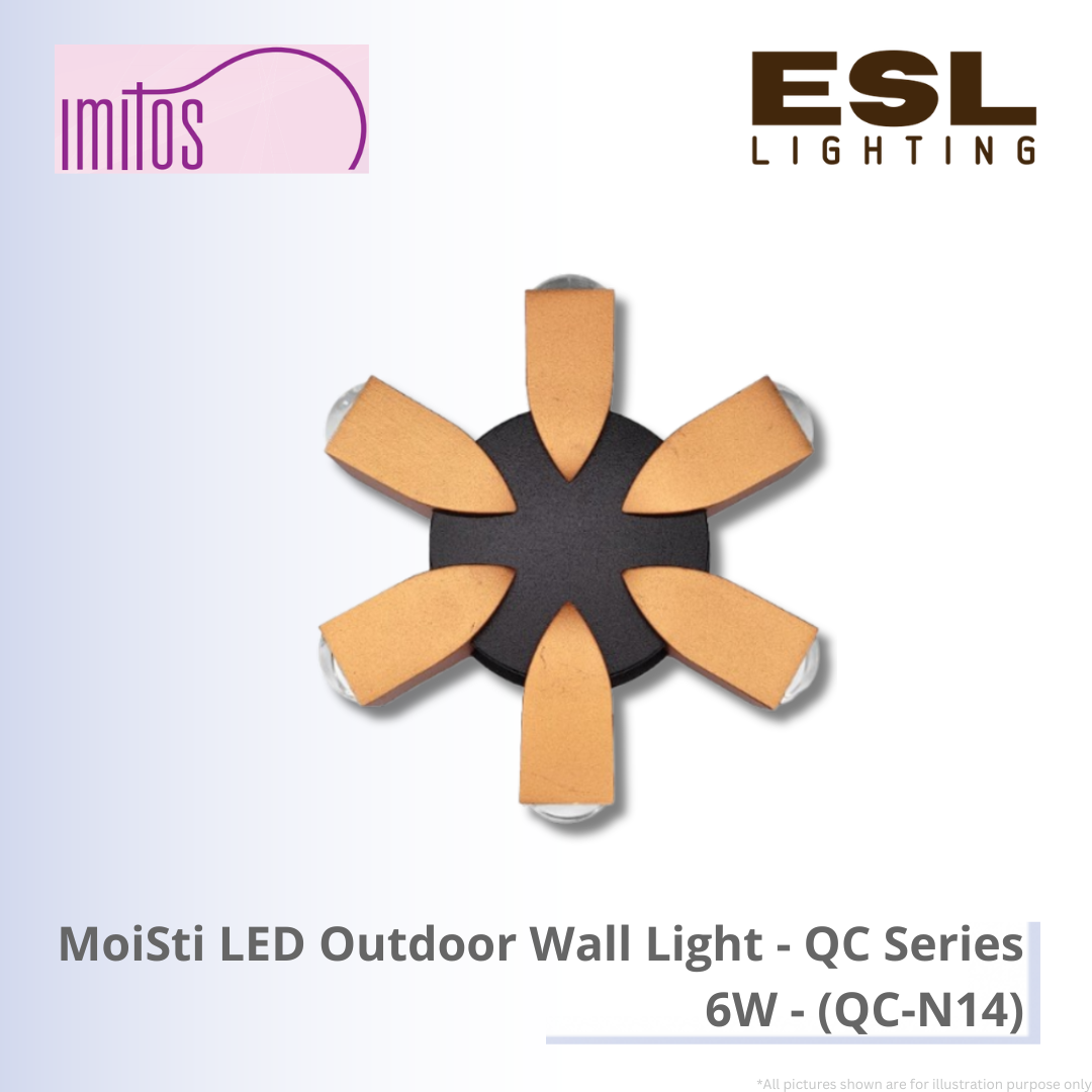 IMITOS MoiSti LED Outdoor Wall Light (QC Series) 6W - QC-N14 IP65