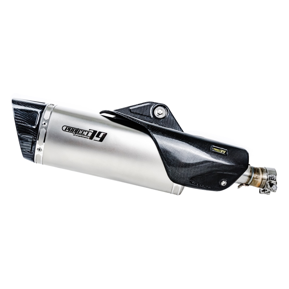Project79 Stainless Steel Slip On Exhaust System QPLC04 + QPM41SV for CFMoto 450MT