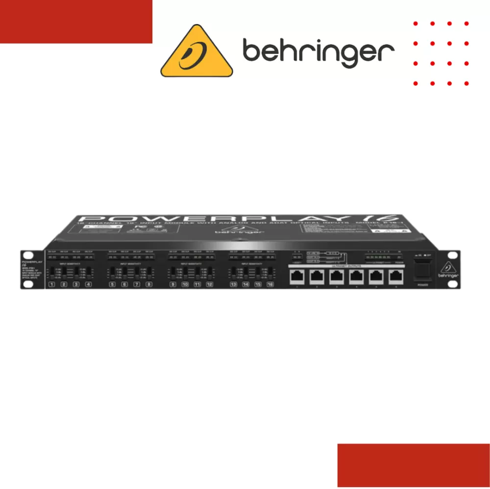 Behringer Powerplay P16-I 16-channel Input Module