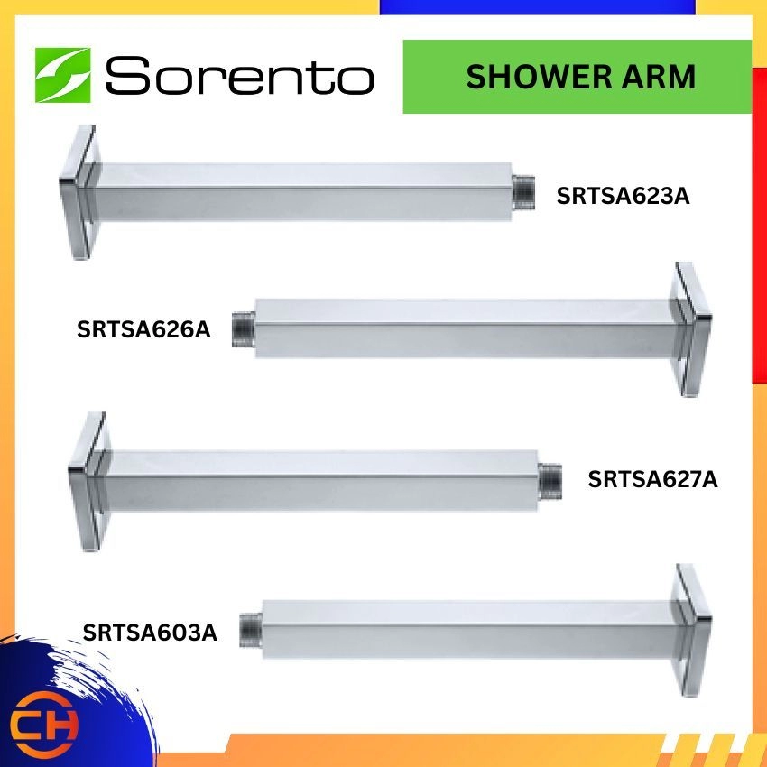 SORENTO BATHROOM SHOWER & BIDET SRTSA623A / SRTSA626A / SRTSA627A / SRTSA603A SHOWER ARM ( Chrome )