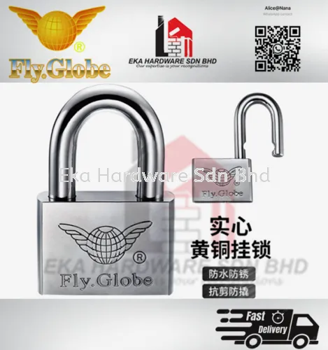 Fly.Globe SUS-304 Stainless Steel Padlock