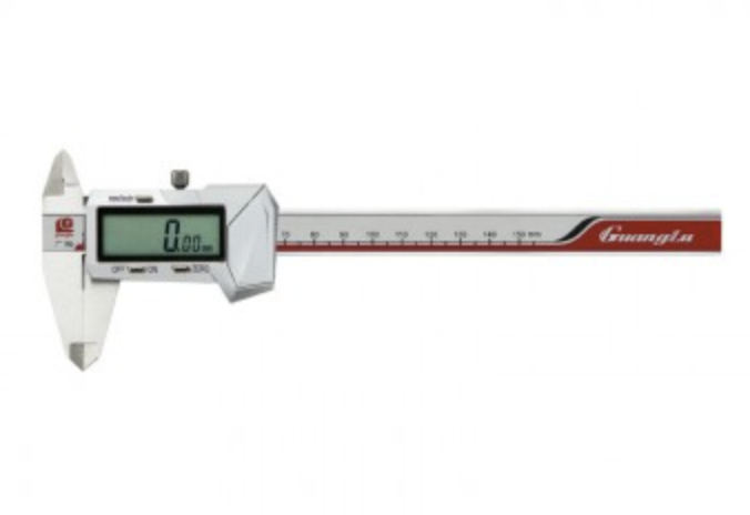 GUANGLU 1.5V Large Screen Metal Casing Digital Diameter Ruler