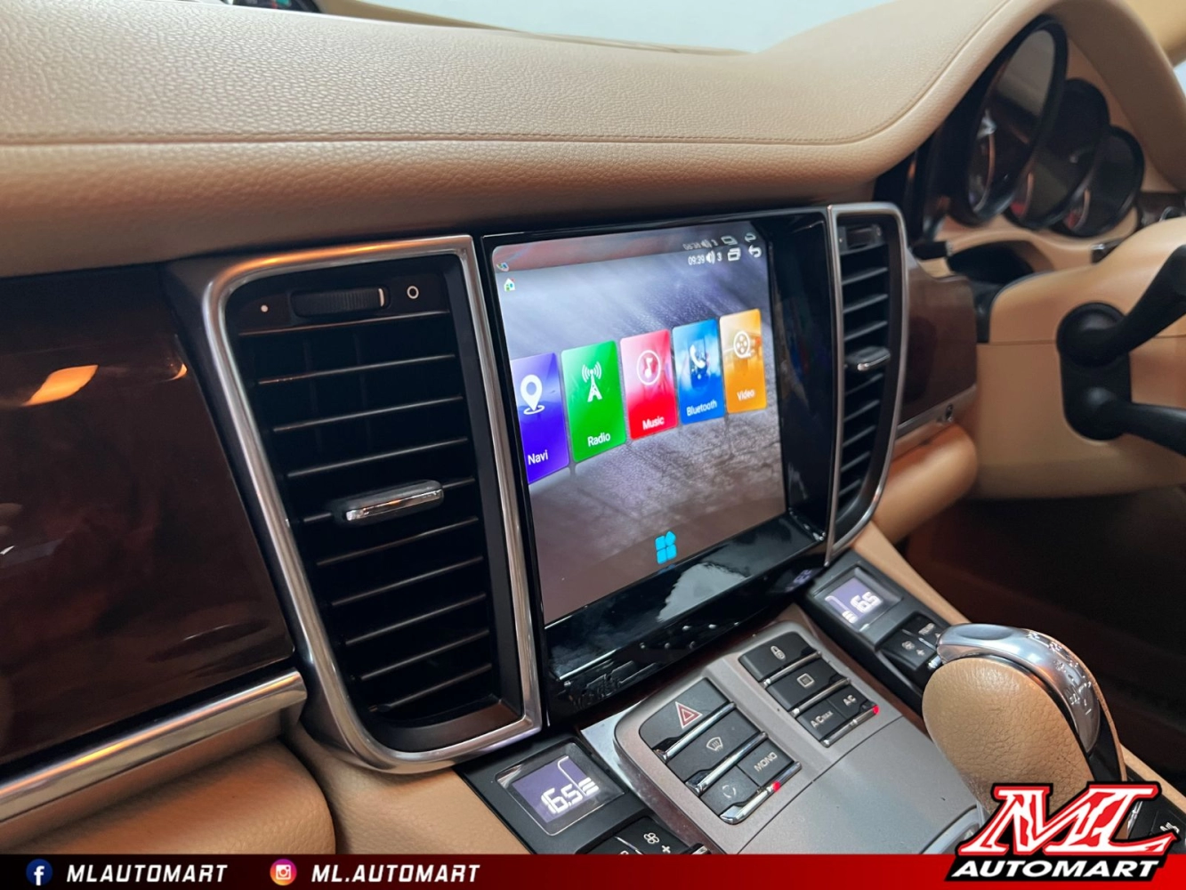 Porsche Panamera 970 Android Monitor