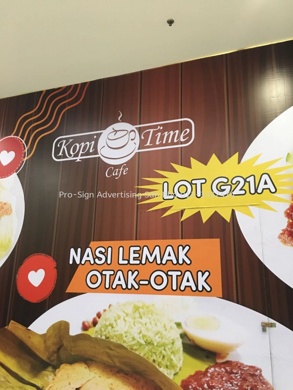 SHOPPING MALL HOARDING PRINTING (KOPITIME, SUBANG PARADE, 2019)