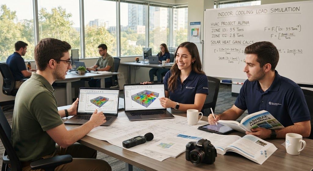 indoor cooling load simulation software HVAC