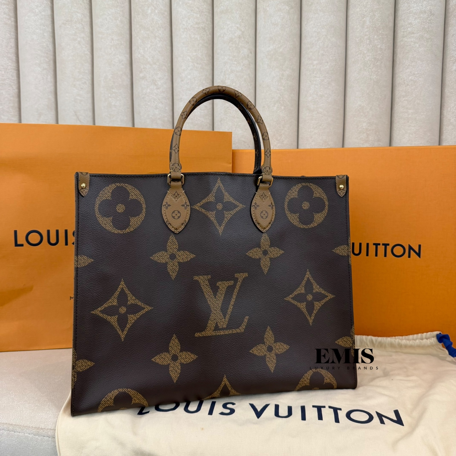 Louis Vuitton Monogram Reverse OnTheGo GM M45320- Preloved Luxury Bag