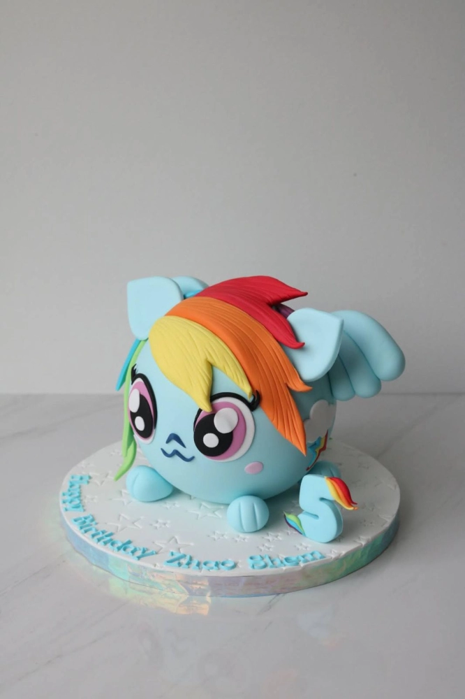 Rainbow Dash Little Pony Cake