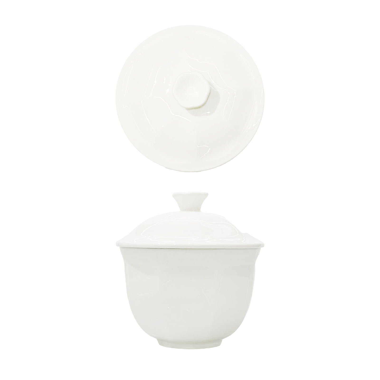 YX-BC 4'' Blooming tall soup bowl 4 绽放高身汤盅身