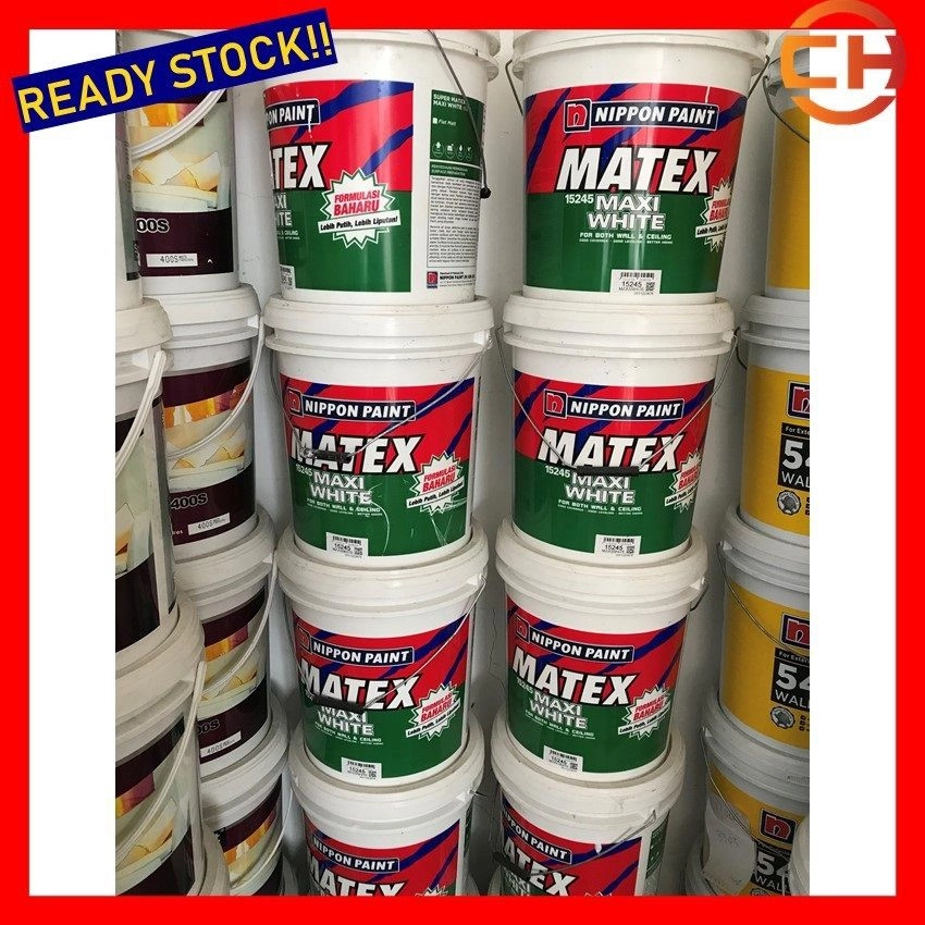 Nippon Matex Emulsion Interior Wall & Ceiling Paint Maxiwhite 7 Litre