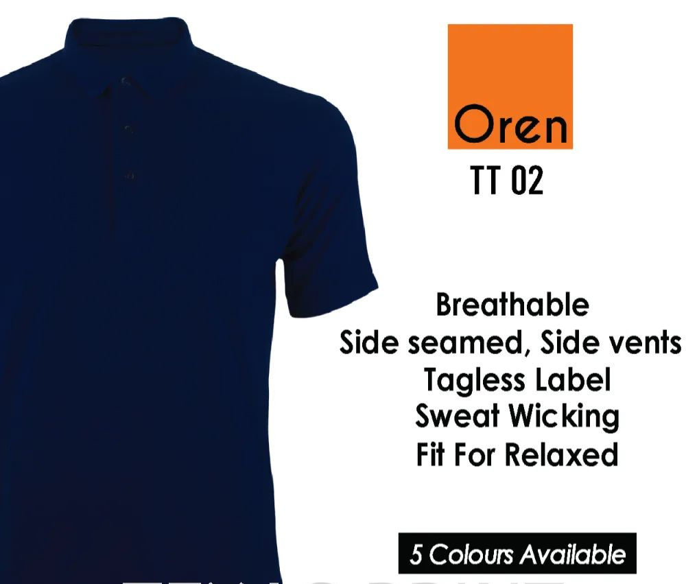 Dri-Fit Plain Polo Shirt - TT02