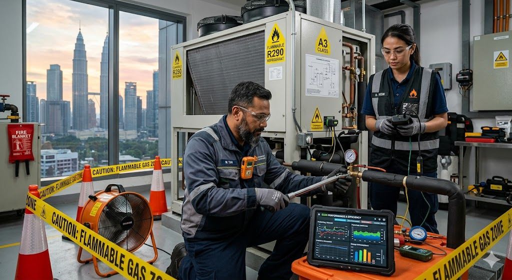 R290 refrigeration efficiency maintenance