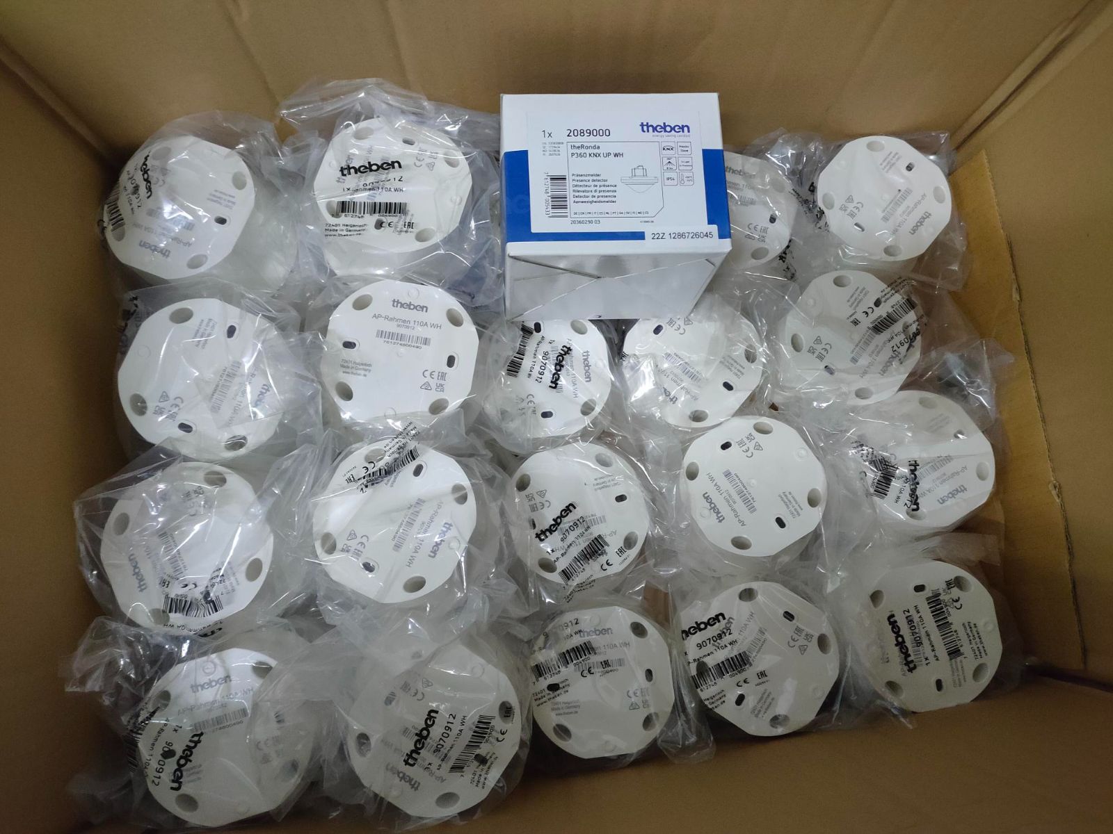 THEBEN theRonda P360 KNX UP WH – Presence detector, 360°, Ø24m, ceiling