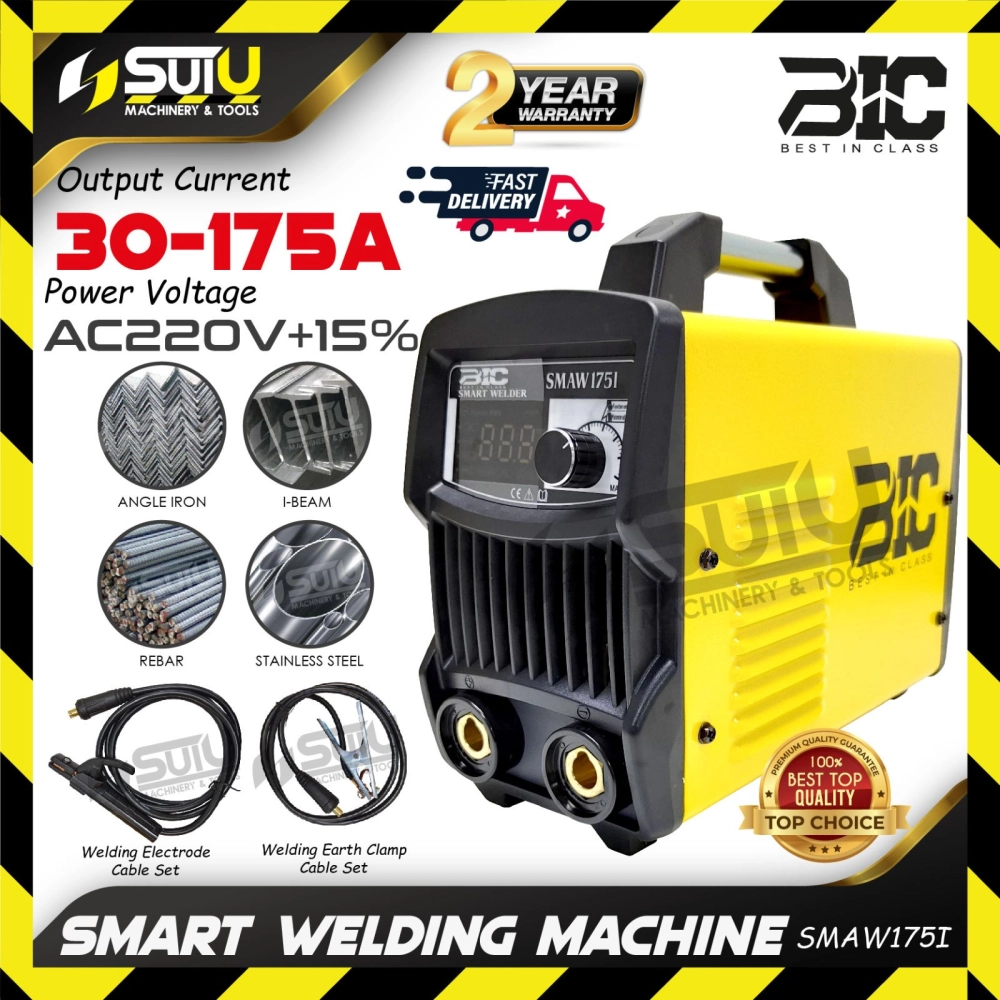 BIC SMAW175I / SMAW 175I Inverter MMA / ARC Welding Machine c/w Accessories