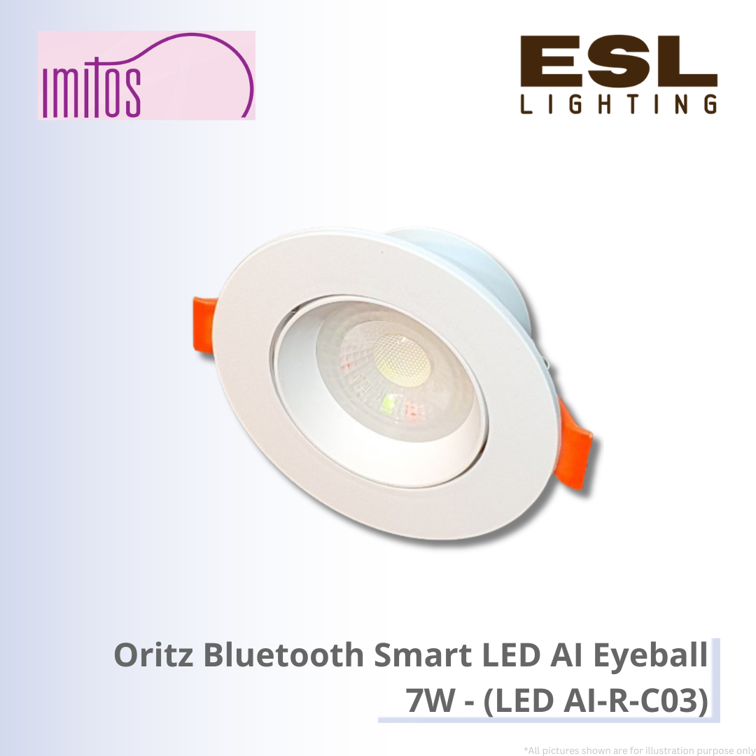 IMITOS Oritz Bluetooth Smart LED AI Eyeball 7W - LED AI-R-C03