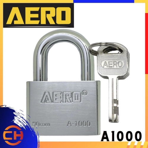 AERO 40mm/50mm Anti-Cut Security PADLOCK Pintu BerKualiti KEYED ALIKE BRASS PAD LOCK SET 锁头 /门锁/ Mangga