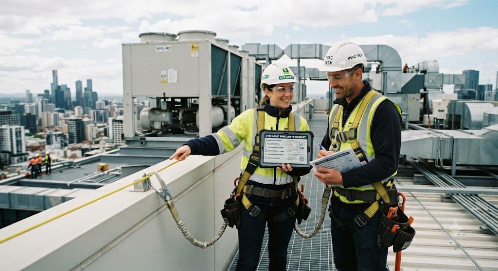 HVAC safety checklist for height work