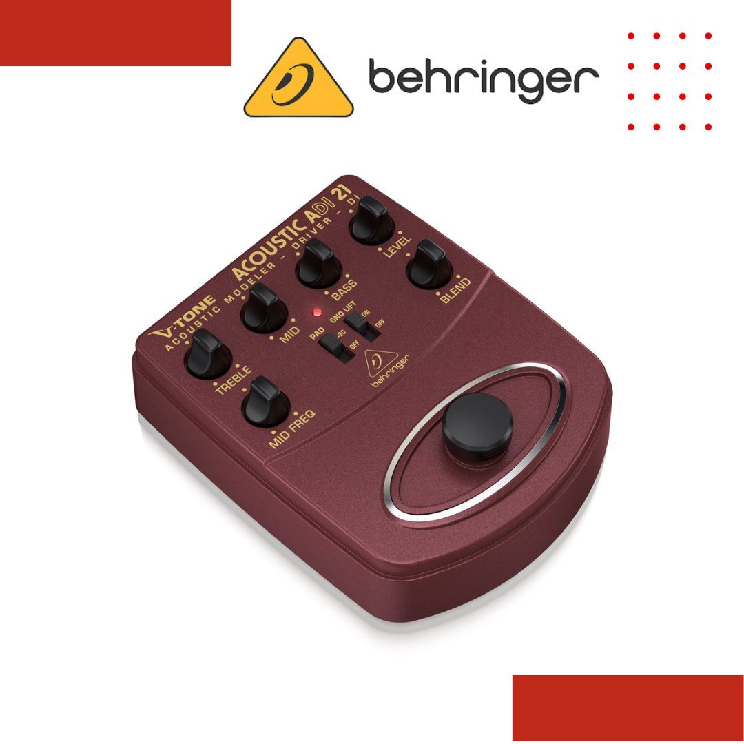 Behringer ADI21 V-Tone Acoustic Driver DI Pedal