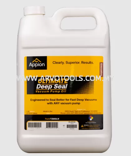 APPION ULTIMATE DEEP SEAL VACUUM PUMP OIL (3.78L)