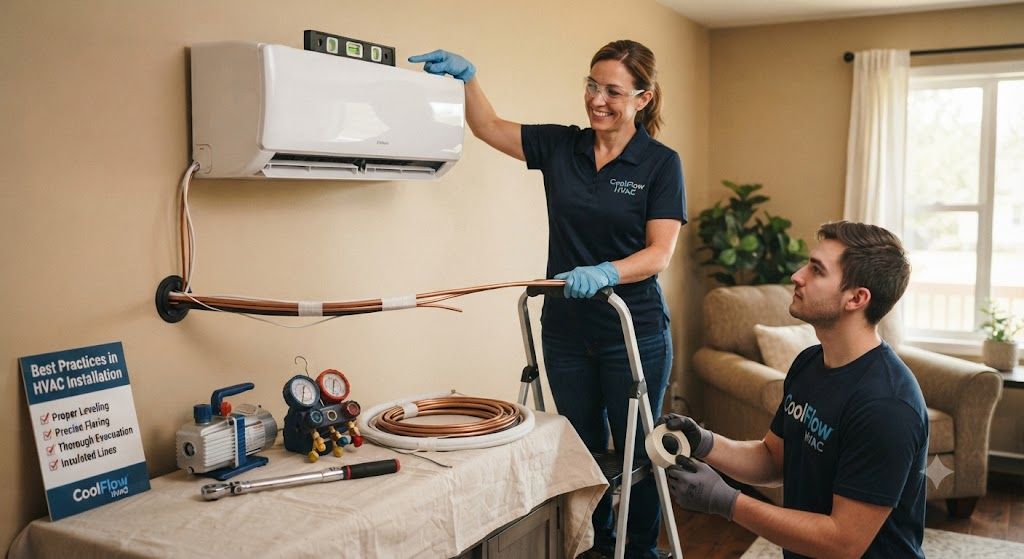 Split air conditioner installation best practices