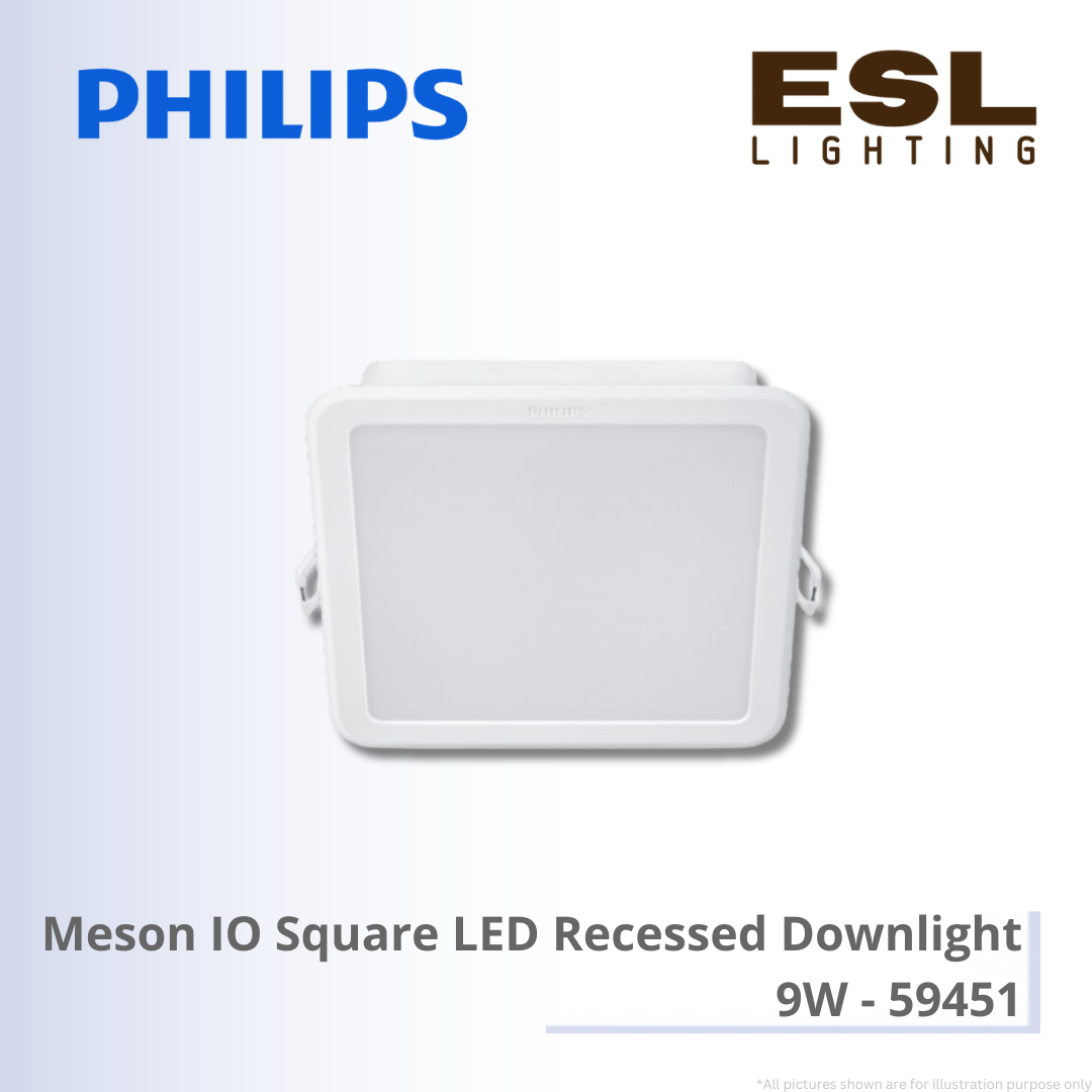 Philips LED Meson IO Square LED Recessed Downlight 9W - 59451